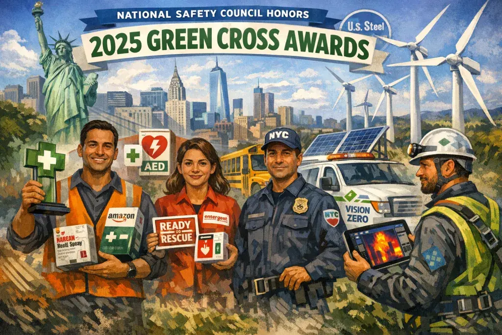 National Safety Council Honors Amazon, NYC Agency and Puget Sound Energy with 2025 Green Cross Awards