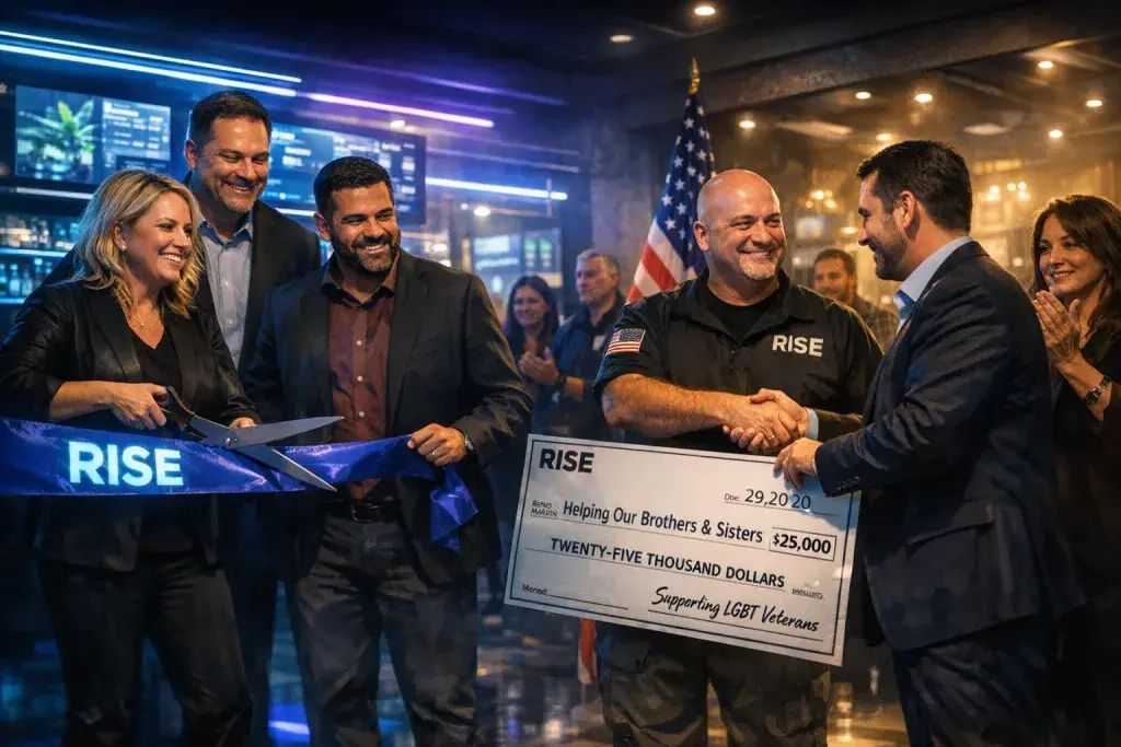 Rise Dispensary Opens Third Reno Location with City Leaders and $25,000 Veterans Donation
