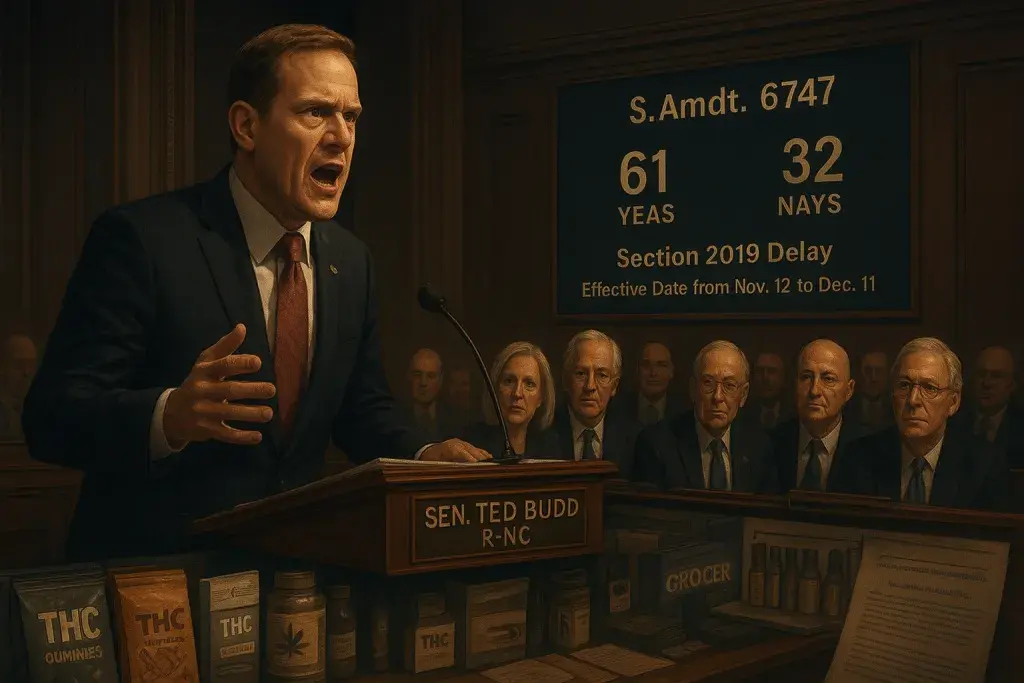 Senate Rebuffs Budd's Push to Fast-Track Federal Hemp Ban