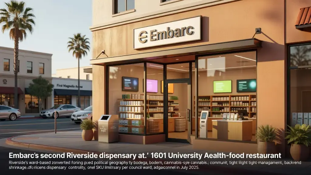 Riverside's Ward-Based Dispensary Cap Shapes Second Store Opening